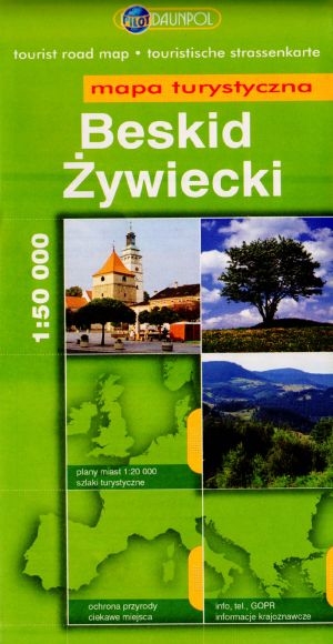 Beskid �ywiecki-mapa turystyczna 1:50 ty�