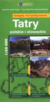 Tatry polskie i s�owackie -mapa turystyczna 1:50 ty�