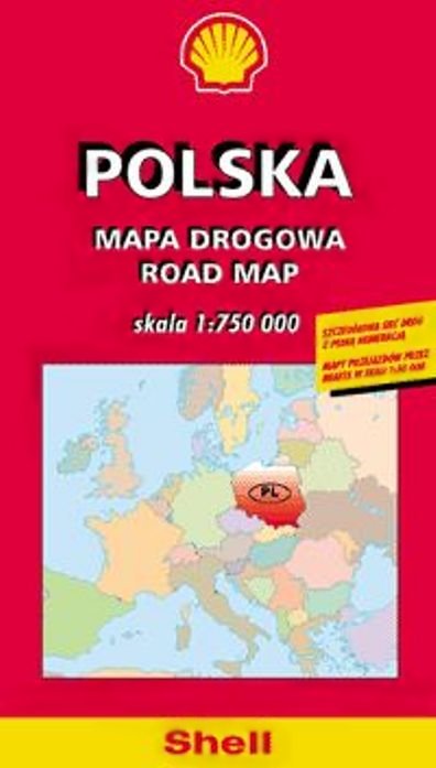 Polska - mapa samochodowa 1:750