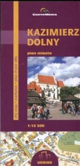 Kazimierz Dolny Plan miasta w skali 1:12 500