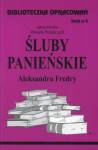 Śluby panieńskie biblioteczka opracowań