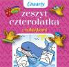 Czwarty zeszyt czterolatka z naklejkami. Biblioteczka mądrego dziecka